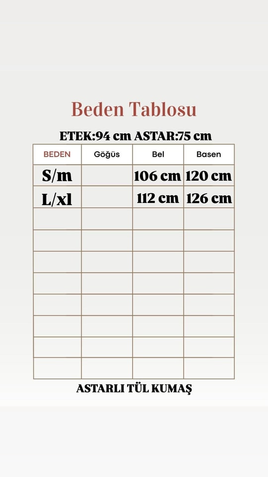Dilan Kemerli Tül Etek-EK767 Beyaz