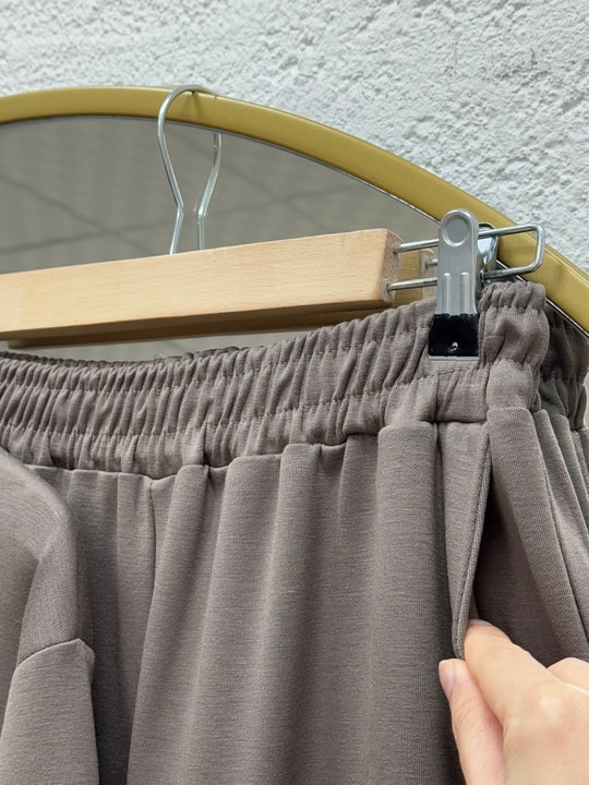 Dilper Degaj Yaka Kolu Düğmeli Takım-NA3484 Vizon