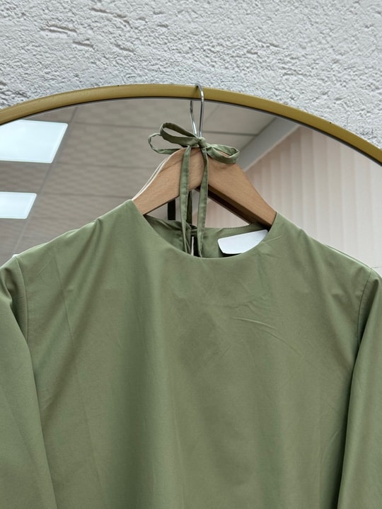 Dilsu Geniş Kol Altı Asimetrik Bluz-SS13188 Mint
