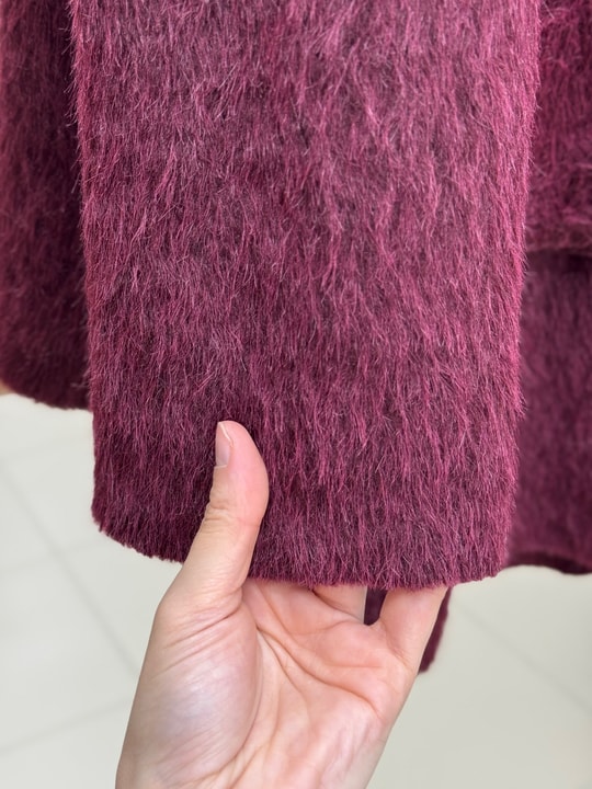 Eada Şallı Ceket-BN4542 Bordo