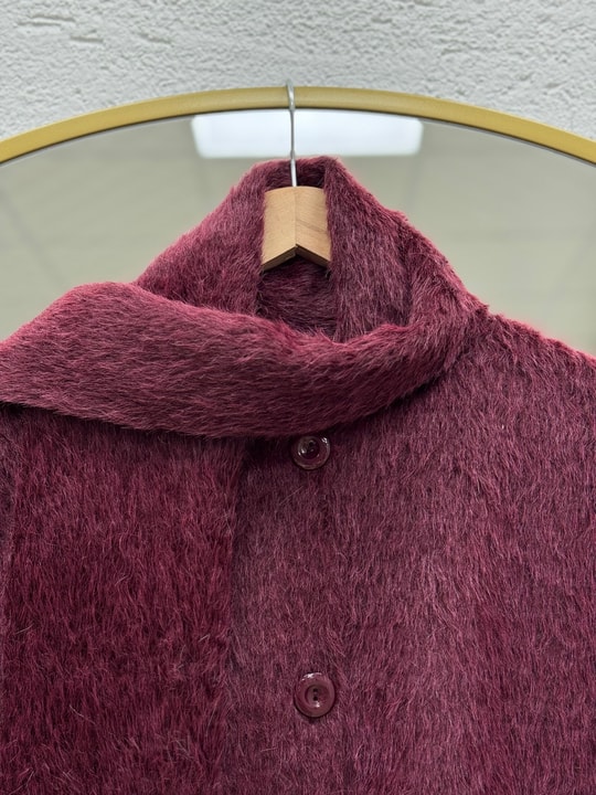 Eada Şallı Ceket-BN4542 Bordo