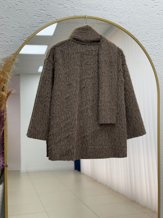 Eada Şallı Ceket-BN4542 Kahve