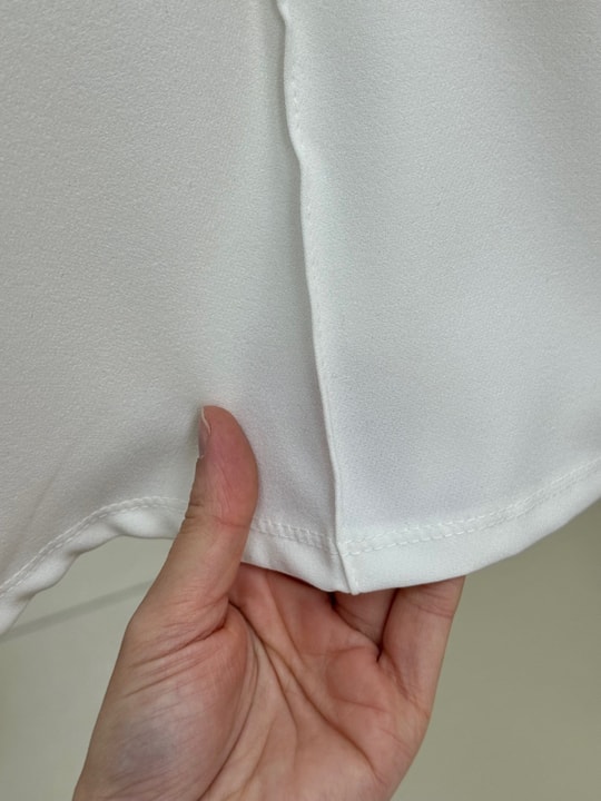 Elanur Çımalı İspanyol Paça Pantolon-MT4722 Beyaz