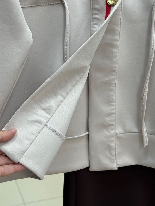 Elvira Gold Düğmeli Şerit Detaylı Pantolonlu Takım-PN3271 Taş