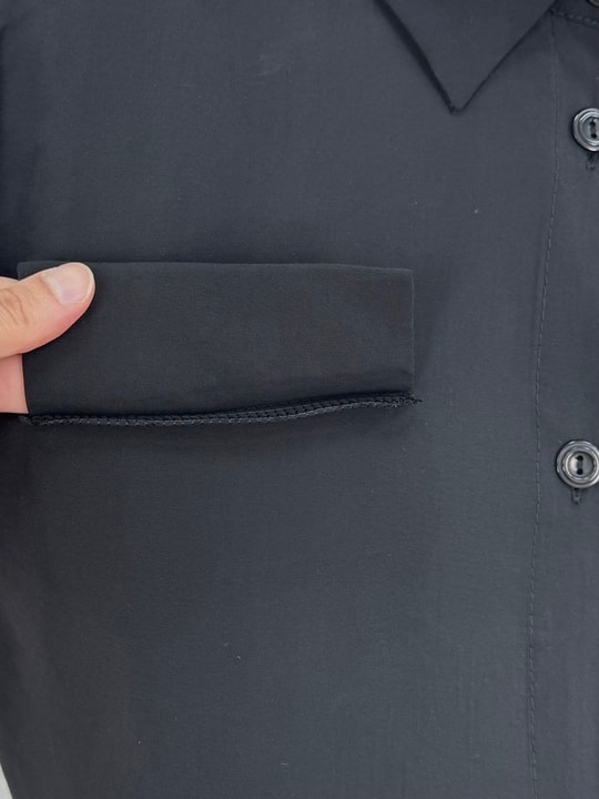 Emel Kapak Cepli Tuniği Uzun Pantolonlu Takım-MF604 Siyah