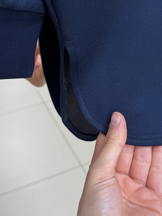 Evrenay Önü Ve Kolu Dikişli Altı Oval Pantolonlu Takım-MF1879 Lacivert