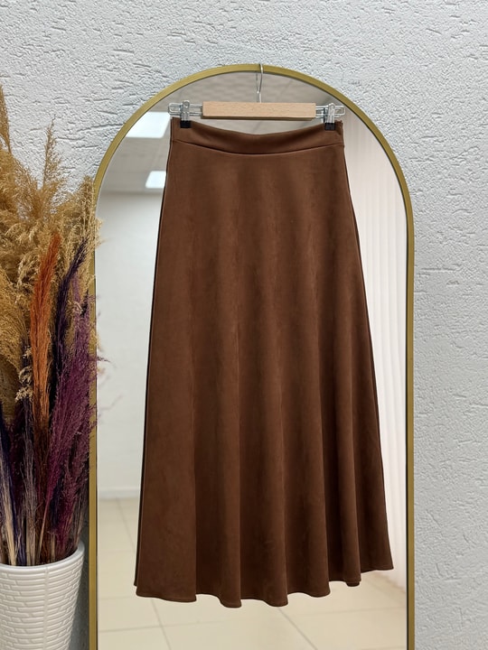 Gönül Süet Etek MT.001-BN4272 Taba