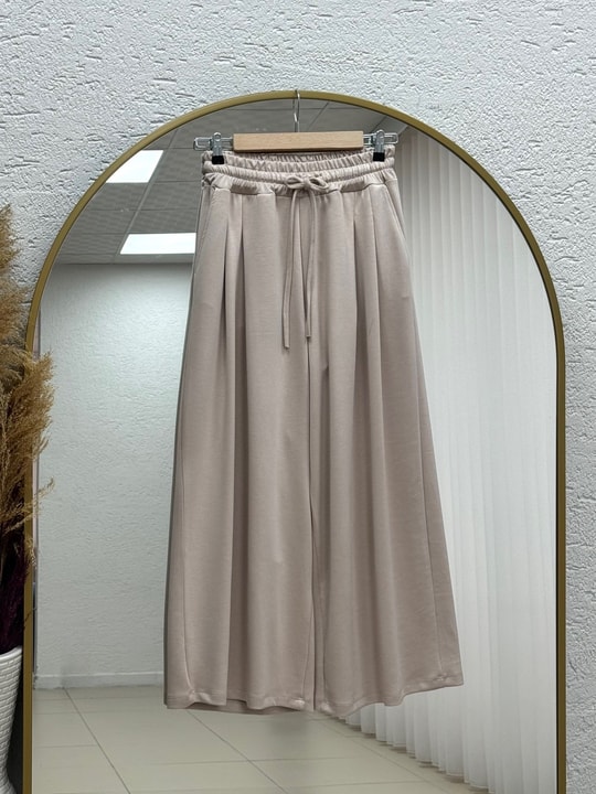 Gülçehre Pensli Pantolon-BN4779 Taş