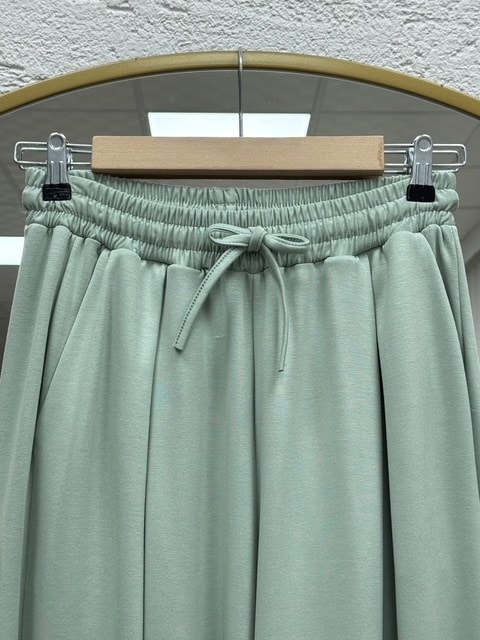 Gülcemal İpli Etek Pantolon-BY5000 Çağla Yeşili