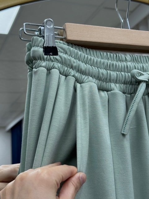 Gülcemal İpli Etek Pantolon-BY5000 Çağla Yeşili