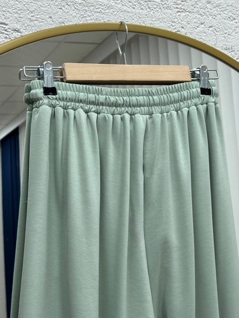 Gülcemal İpli Etek Pantolon-BY5000 Çağla Yeşili