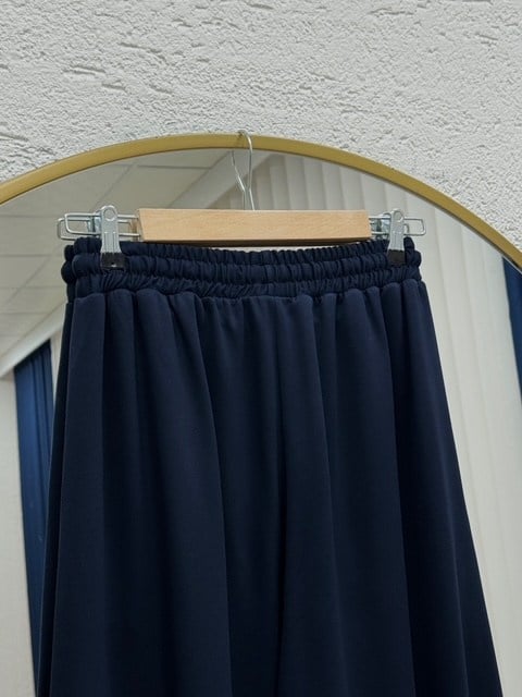 Gülcemal İpli Etek Pantolon-BY5000 Lacivert