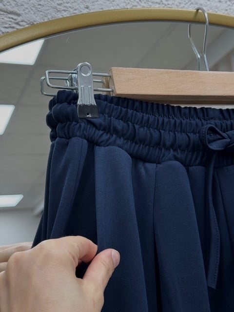Gülcemal İpli Etek Pantolon-BY5000 Lacivert