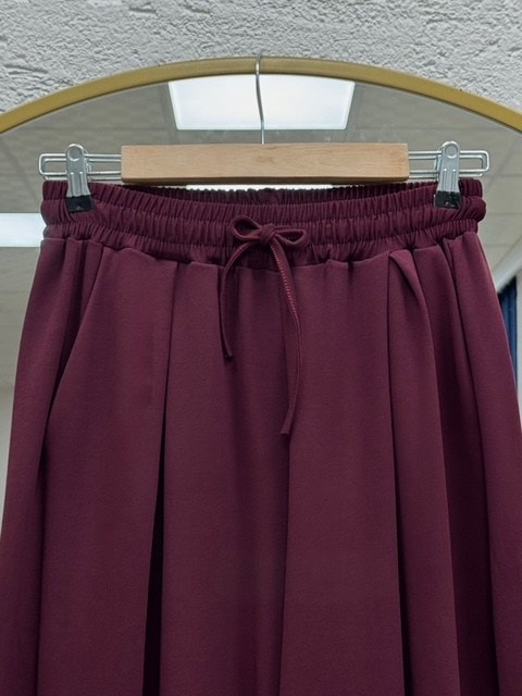 Gülcemal İpli Etek Pantolon-BY5000 Mürdüm