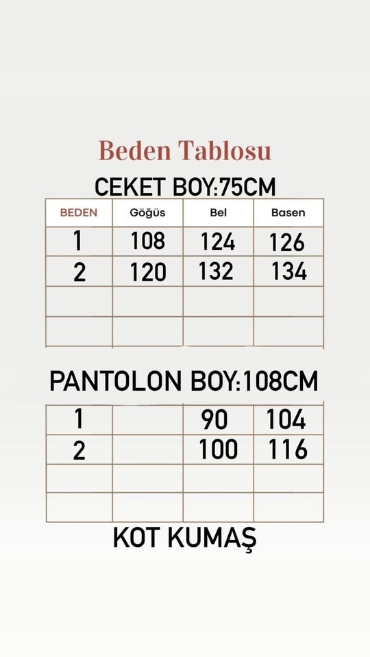 Gülperi Çift Cepli V Yaka Bağlamalı Kot Takım-ML2080 Mavi