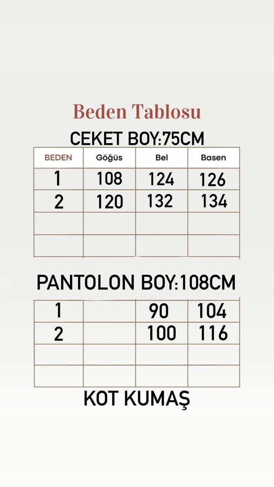 Gülperi Çift Cepli V Yaka Bağlamalı Kot Takım-ML2080 Mavi
