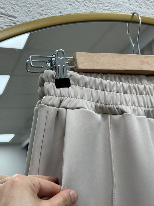 Gülruh Skuba Altı Pensli Pantolon-MT7499 Taş