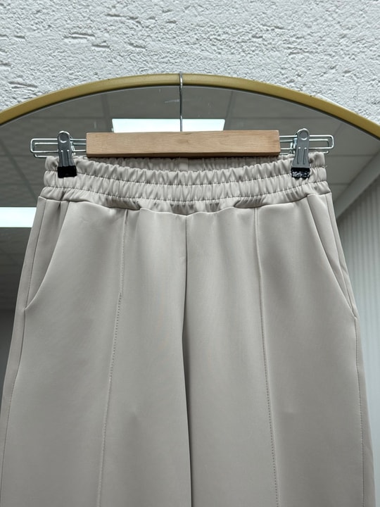 Gülruh Skuba Altı Pensli Pantolon-MT7499 Taş