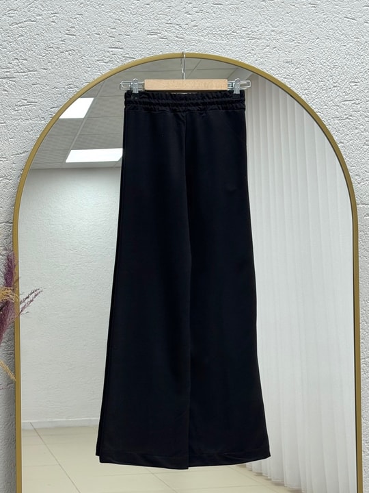 Gülseren Geniş Paça Eşofman-Zİ2508 Siyah