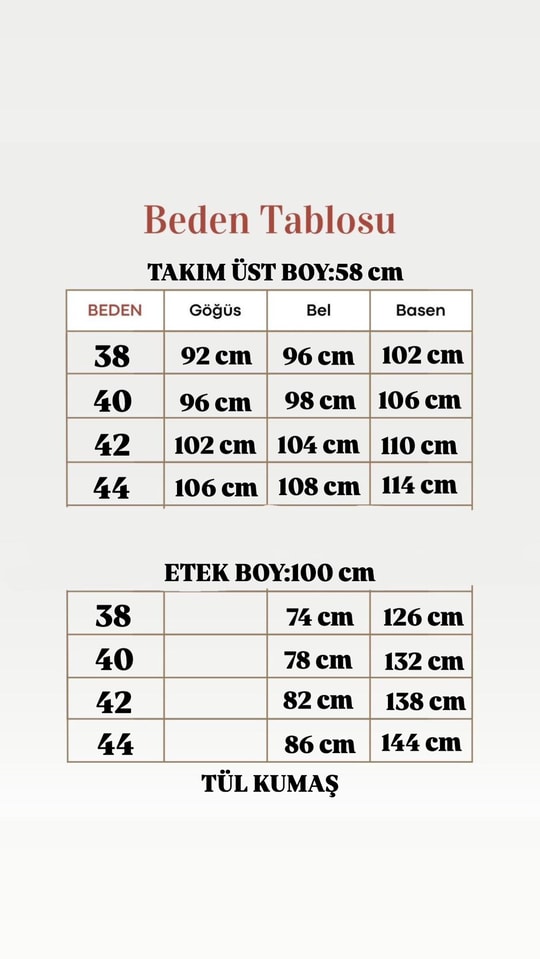 Hacer Taşlı Güllü Etekli Tül Takım-GE799 Siyah