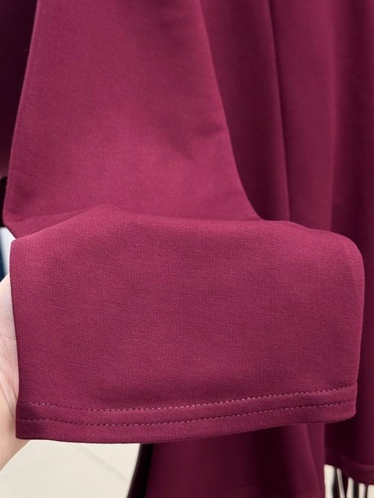 Hümayşah Arkası Bağlamalı Önü Dikişli Tunik-SS13261 Bordo