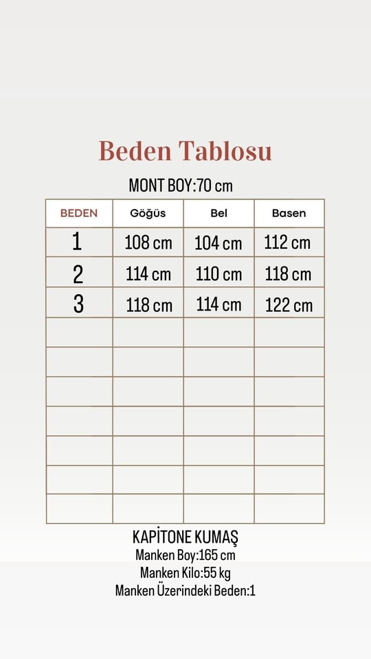 İpeknaz Çift Cepli Baklada Desen Şişme Mont-EN2228 Taş