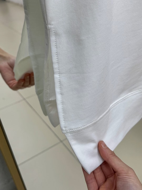 Karessa Dikiş Detaylı Uzun Sweatshirt-EU3072 Ekru