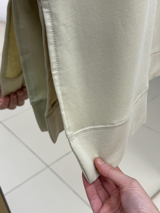 Karessa Dikiş Detaylı Uzun Sweatshirt-EU3072 Mint