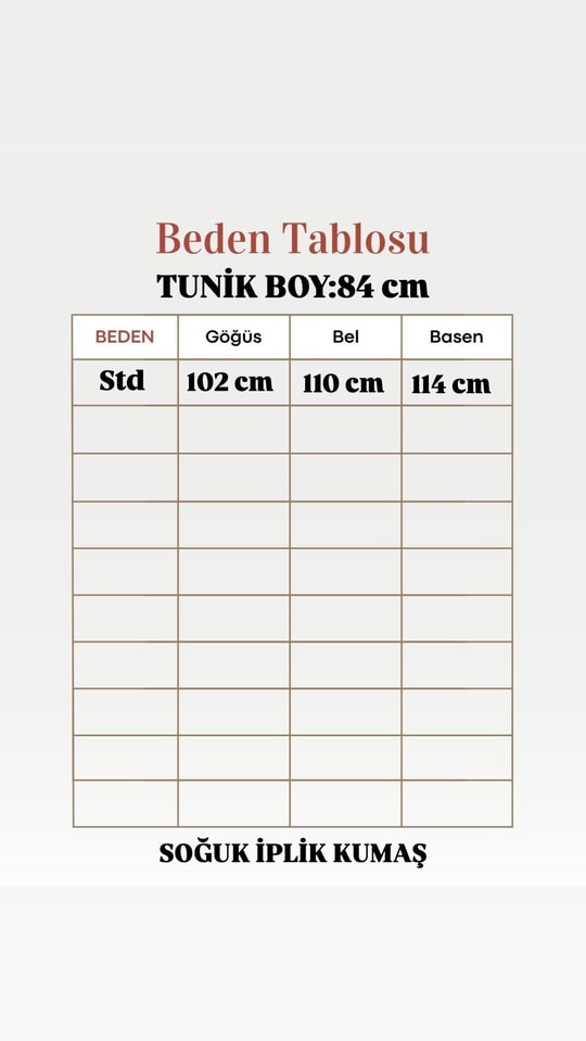 Lamista Kendinden Geçişli Soğuk İp Tunik-SY3190 Siyah