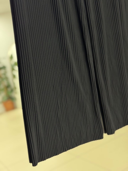 Larista Piliseli Sendy Pantolon-AE2541 Siyah