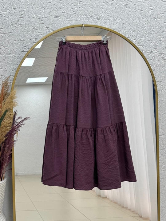 Lunique Eteği Katkatlı Bağlamalı Takım-EK630 Mürdüm