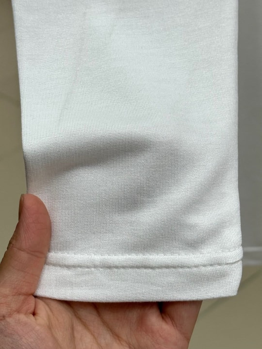 Mahay Kalp Nakışlı Yırtmaçlı Tunik-SS13074 Beyaz