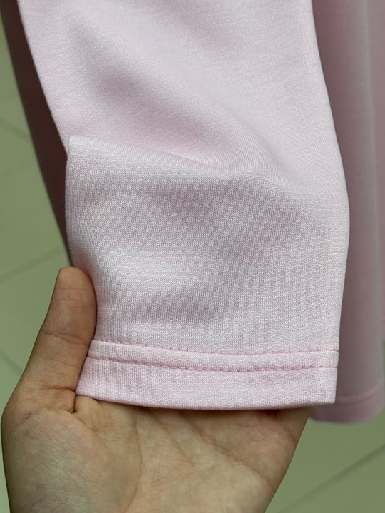 Mahay Kalp Nakışlı Yırtmaçlı Tunik-SS13074 Pembe