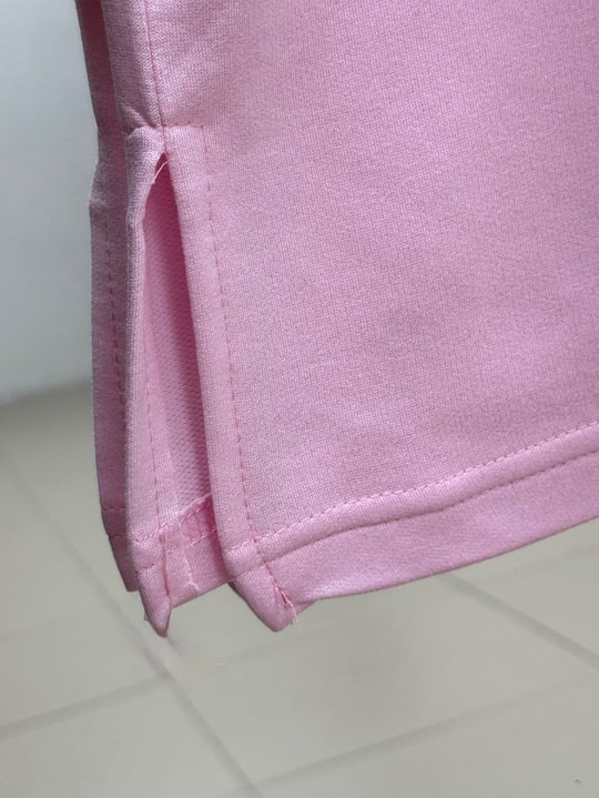 Mahay Kalp Nakışlı Yırtmaçlı Tunik-SS13074 Pembe