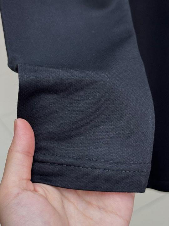 Mahay Kalp Nakışlı Yırtmaçlı Tunik-SS13074 Siyah