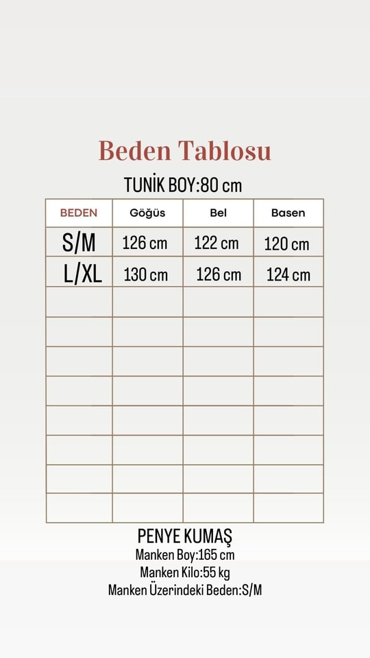 Mahay Kalp Nakışlı Yırtmaçlı Tunik-SS13074 Siyah