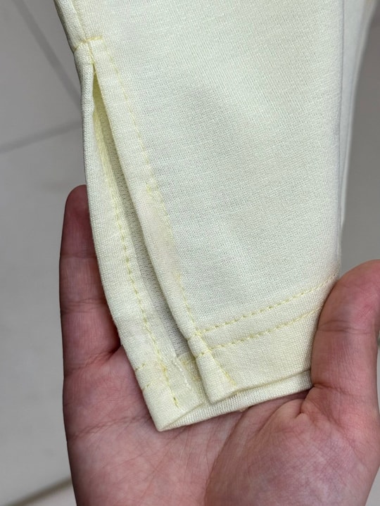 Mahay Kalp Nakışlı Yırtmaçlı Tunik-SS13074 Sarı