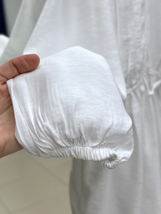 Maresia Katkatlı Biyeli Bağlamalı Gömlek-ZN7802 Beyaz