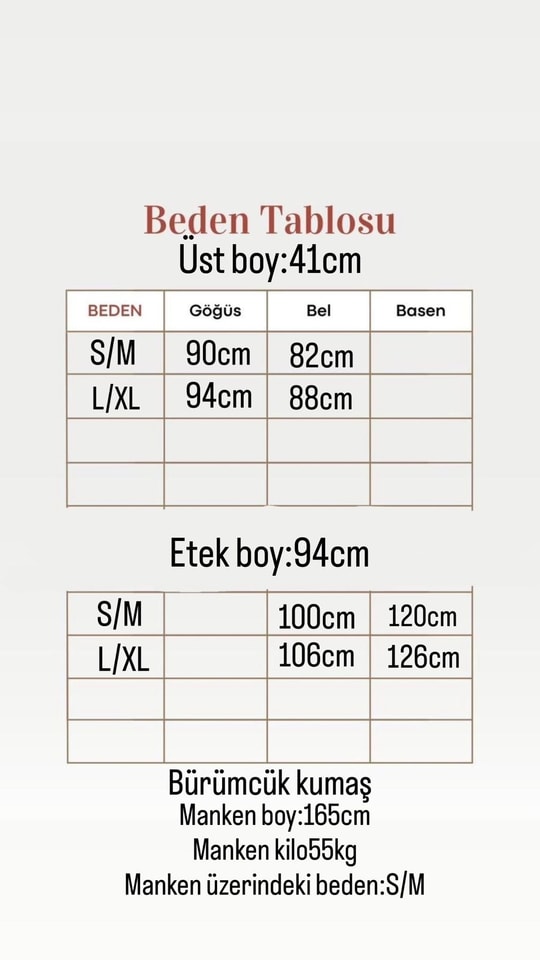 Melelle Önü Bağlamalı ve Düğmeli Kolu Lastikli Etekli Takım-EK593 Taş