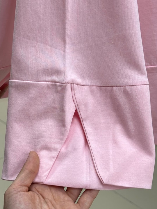 Melifer Yırtmaçlı Ve Dikiş Detaylı Tunik-SS13203 Pembe
