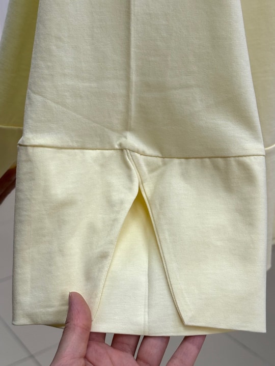 Melifer Yırtmaçlı Ve Dikiş Detaylı Tunik-SS13203 Sarı