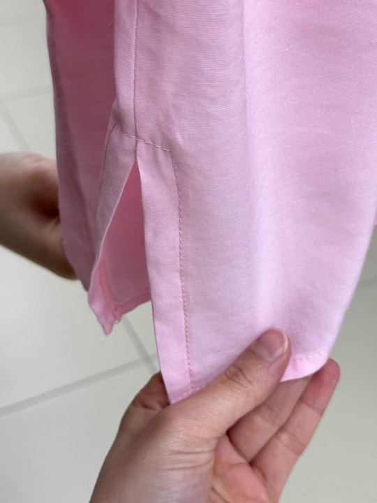 Meliha Pelerinli Omzu Düğmeli Gömlek-BN4615 Pembe