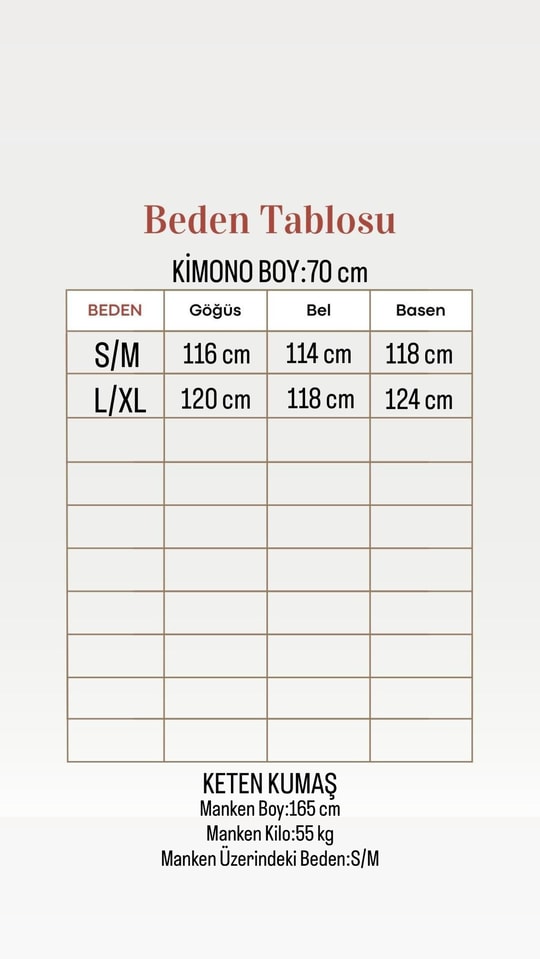 Melihan Kol Ucu Püsküllü Bağlamlı Keten Kimono-SS13162 Taş