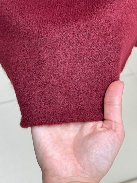 Mihra Bisiklet Yaka Düğmeli Bağlamalı Yelek-KR6022 Bordo