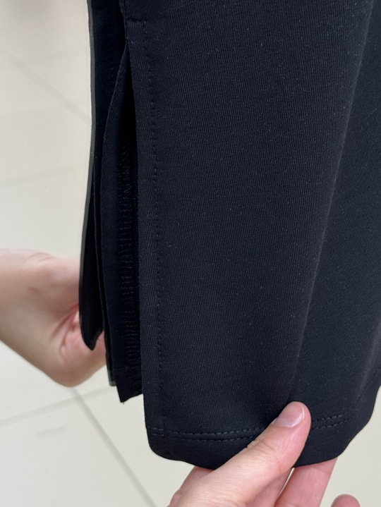 Mihrişah Yaka ve Kolları Garnili Bağlamalı Sweat-EU3521 Siyah