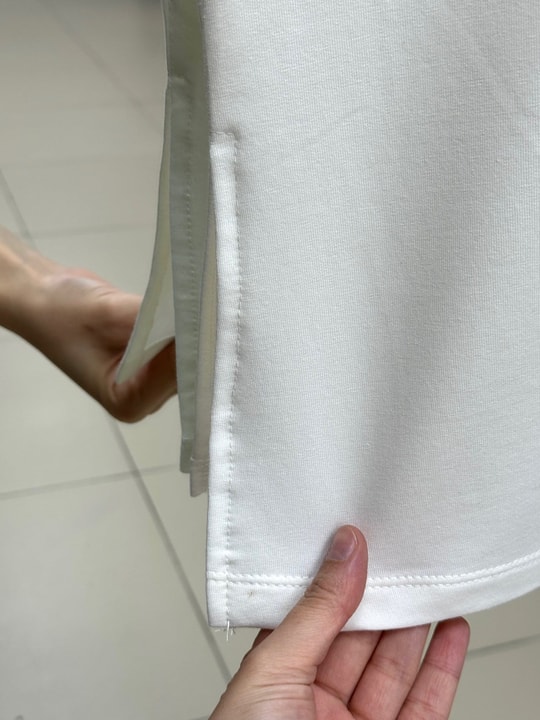 Mihrişah Yaka ve Kolları Garnili Bağlamalı Sweat-EU3521 Ekru