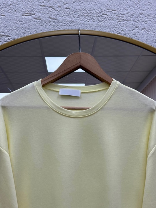 Nazgül Geniş Kollu Salaş Bluz-SS13072 Sarı