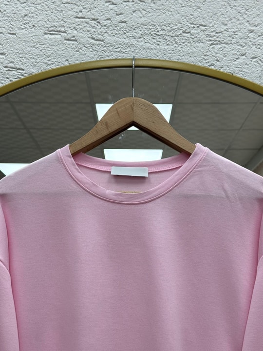 Nazgül Geniş Kollu Salaş Bluz-SS13072 Pembe