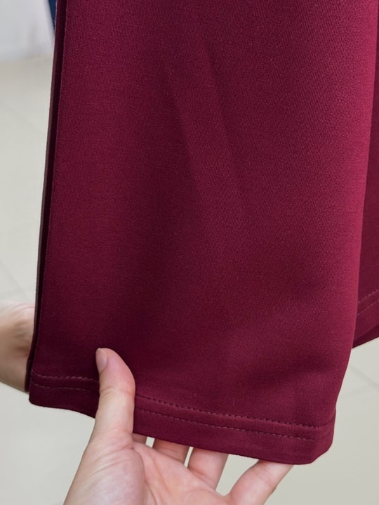 Nazgül Geniş Kollu Salaş Bluz-SS13072 Bordo