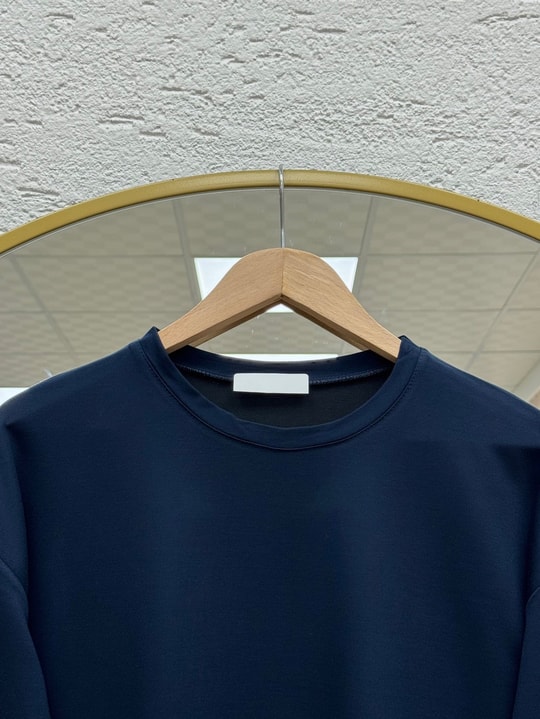 Nazgül Geniş Kollu Salaş Bluz-SS13072 Lacivert